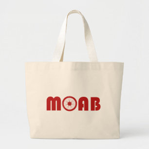 Moab (Bike Wheel) Grote Tote Bag