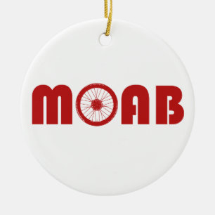Moab (Bike Wheel) Keramisch Ornament