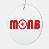 Moab (Bike Wheel) Keramisch Ornament (Links)