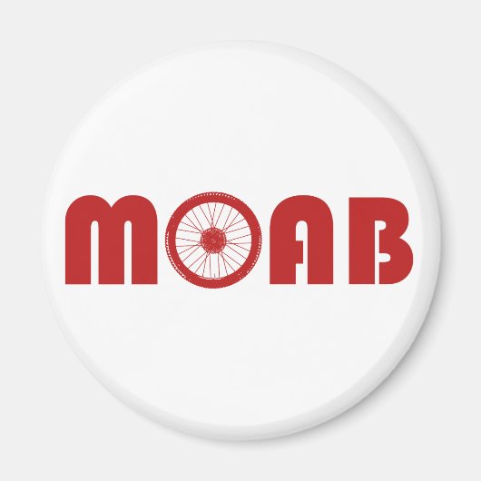 Moab (Bike Wheel) Magneet (Voorkant)