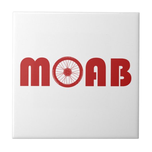 Moab (Bike Wheel) Tegeltje (Voorkant)