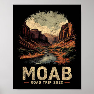 Moab Bogen Familiereis 2025 Vintage Moab Nat Poster