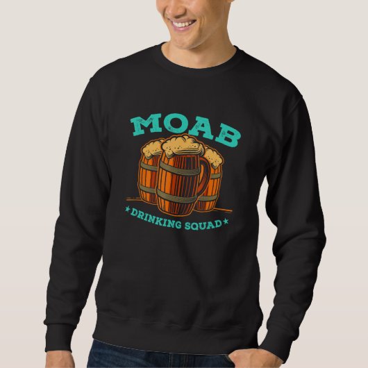 Moab Drink Squad Utah Homebrouwerij Ut Brewery Al Trui (Voorkant)