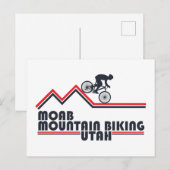 Moab mtb mountainbiking feestdagenkaart (Voorkant / Achterkant)
