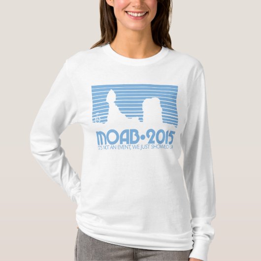 MOAB UNI BLUE v2 T-shirt (Voorkant)