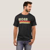 Moab Ut Utah Grappige Stad Home Roots Retro 70s 80 T-shirt (Voorkant volledig)