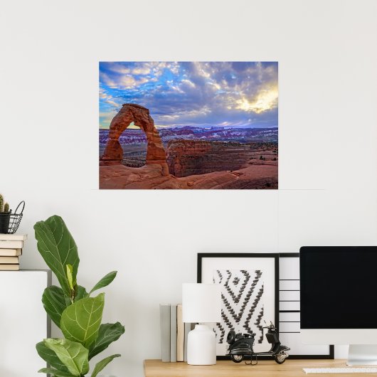 Moab Utah - Arche délicate - Poster (Bureau à domicile)