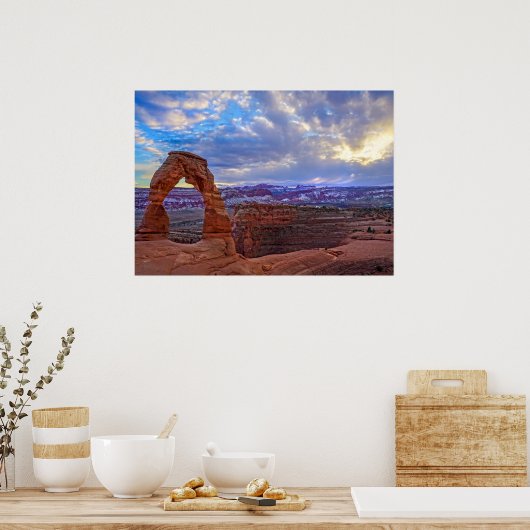 Moab Utah - Arche délicate - Poster (Cuisine)