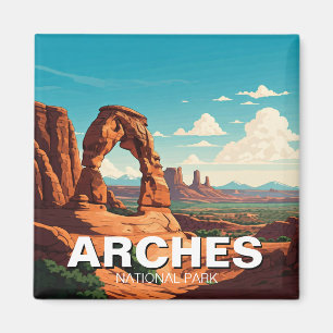 Moab Utah Arches Nationaal Park Delicate March Magneet