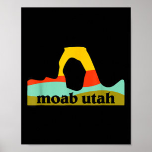 Moab utah arches national park minimalistisch embl poster