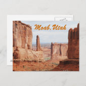 Moab Utah Briefkaart (Voorkant / Achterkant)