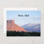 Moab, Utah Briefkaart (Voorkant / Achterkant)