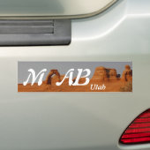 Moab, Utah Bumpersticker (Op auto)