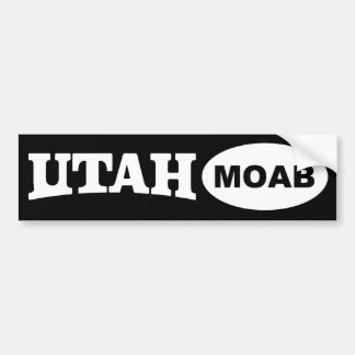 MOAB Utah Bumpersticker