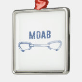 Moab Utah Climate Quickdraw Metalen Ornament (Links)