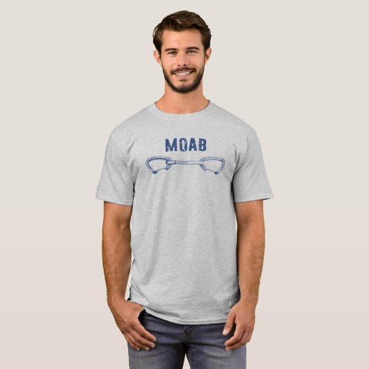 Moab Utah Climate Quickdraw T-shirt (Voorkant volledig)