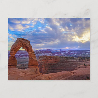 Moab Utah - Fijne boog - Postkaart