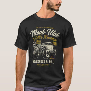 Moab Utah Hells Revenge 4x4  Verdrietig Sty T-shirt