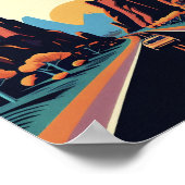 Moab Utah minimalistisch kunstPoster Poster (Hoek)