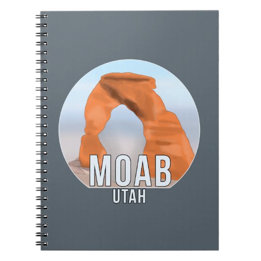 Moab Utah Notitieboek (Voorkant)