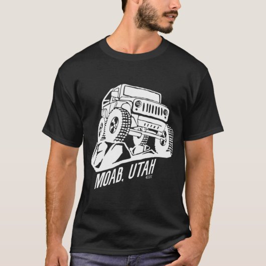 Moab Utah Off Road Desert Adventure T-shirt (Voorkant)