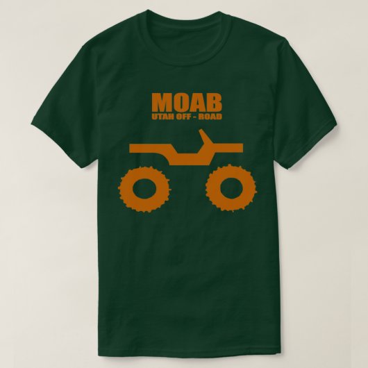 Moab Utah OffReoad T-shirt (Design voorkant)