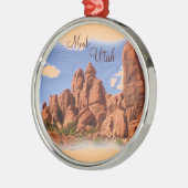Moab Utah rock formation ornament (Links)