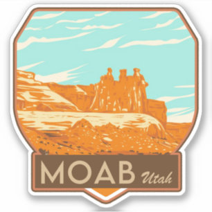 Moab Utah Sticker