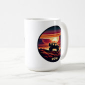 Moab Utah UTV Sunset Red Rocks Koffiemok (Voorkant rechts)