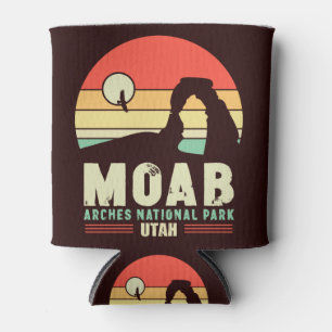 Moab Utah woestijn Sunset Retro Souvenir 60s Blikjeskoeler