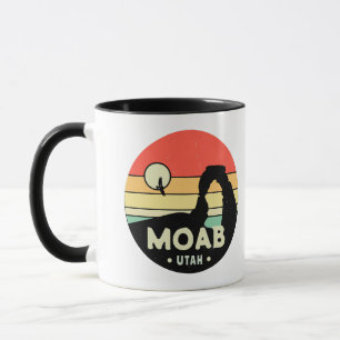 Moab Utah woestijn Sunset Retro Souvenir 60s Mok