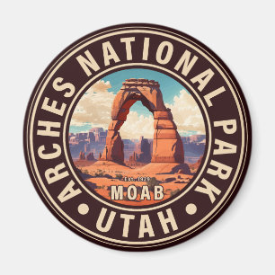 Moab Utah - Zonneartsavontuur in openlucht Magneet