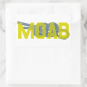 Moabafbeelding 8 Klimaatverandering Rechthoekige Sticker (Tas)