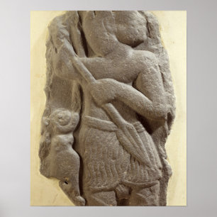 Moabite storm god, sjiitisch oeroud land van Moab, Poster