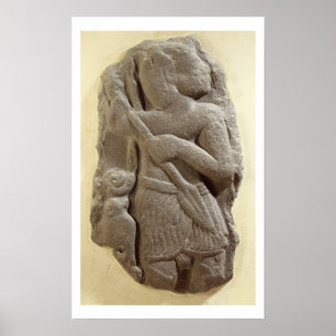 Moabite storm god, sjiitisch oeroud land van Moab, Poster