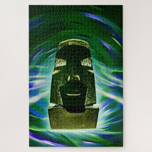 Moai Boot Legpuzzel (Verticaal)