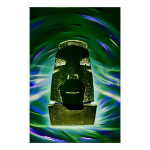 Moai Boot Perfect Poster