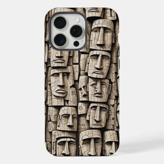 Moai iPhone Hoesje (Achterkant)