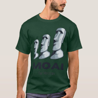 Moai Paaseilanden Rapa Nui standbeelden hoofden my T-shirt