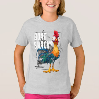 Moana HEI HEI Boot Snack Vintage Stijl T-shirt