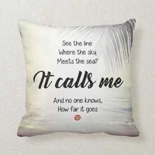 Moana "Het roept me" Lyrics Decorative Sierkussen