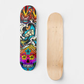 Moana Kai Surf Shop "Mashed" Skateboard (Voorkant)