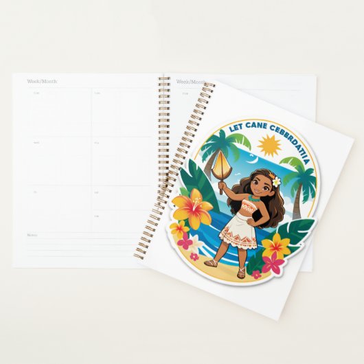 Moana’s Island Birthday Vibes! Planner (Display)