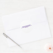 Mob-regel Ronde Sticker (Envelop)