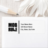 Mob Rule Hand Pistool Etiket (Insitu)
