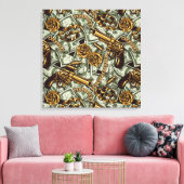 Mob Ties Canvas Print (Insitu (Woonkamer))