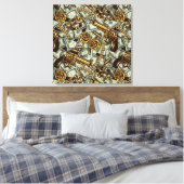 Mob Ties Canvas Print (Insitu (Slaapkamer))