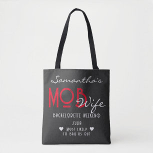 Mob Wife & Martini Zwarte Bach Meisjesuitje Draagtas