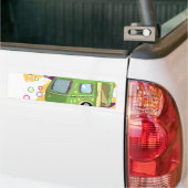 Mobiel huis bumpersticker (Op Truck)