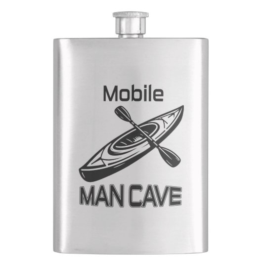 Mobiel Man Cave Kayak Flacon (Voorkant)
